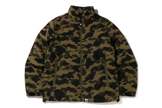 A BATHING APE BAPE CAMO DOWN JACKET