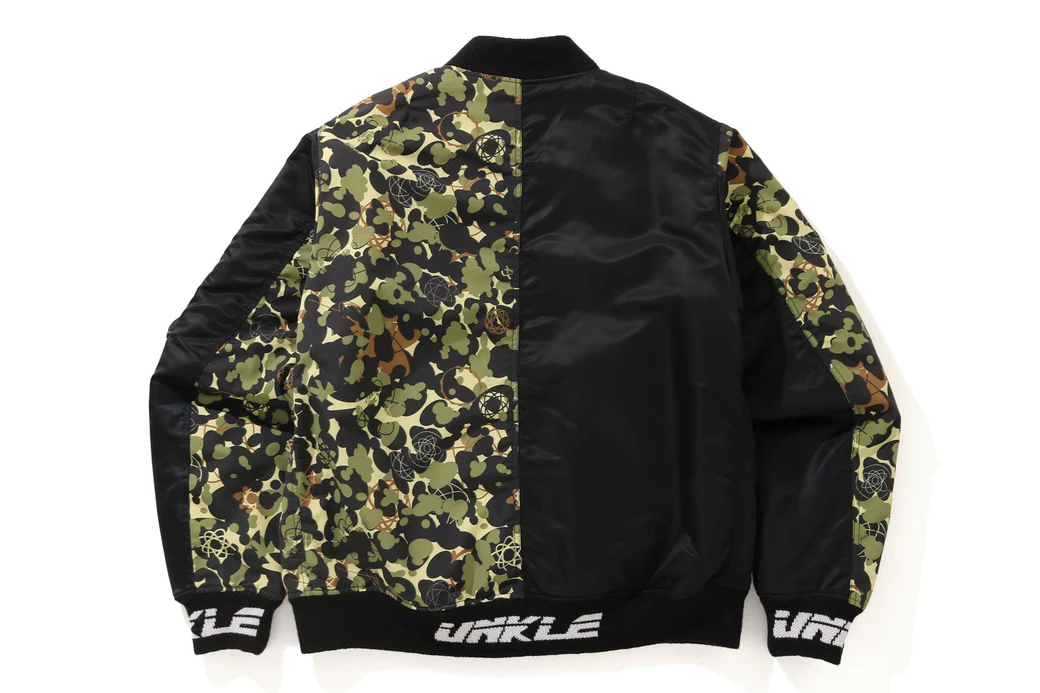 BAPE UNKLE MWA CAMO BRANDED JACKET