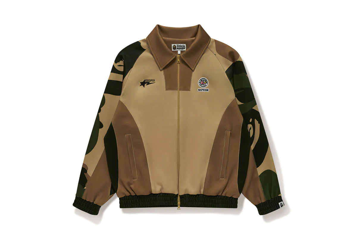 BAPE X KIDSUPER PATCHWORK TRACK JACKET