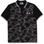FRED PERRY x A BATHING APE® T-Shirt-BLACK