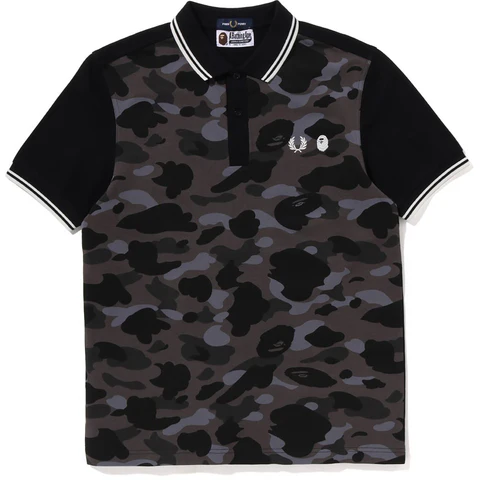 FRED PERRY x A BATHING APE® T-Shirt-BLACK