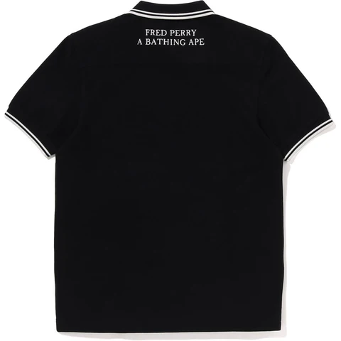 FRED PERRY x A BATHING APE® T-Shirt-BLACK