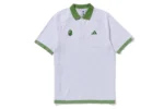 BAPE® X ADIDAS GOLF POLO-WHITE