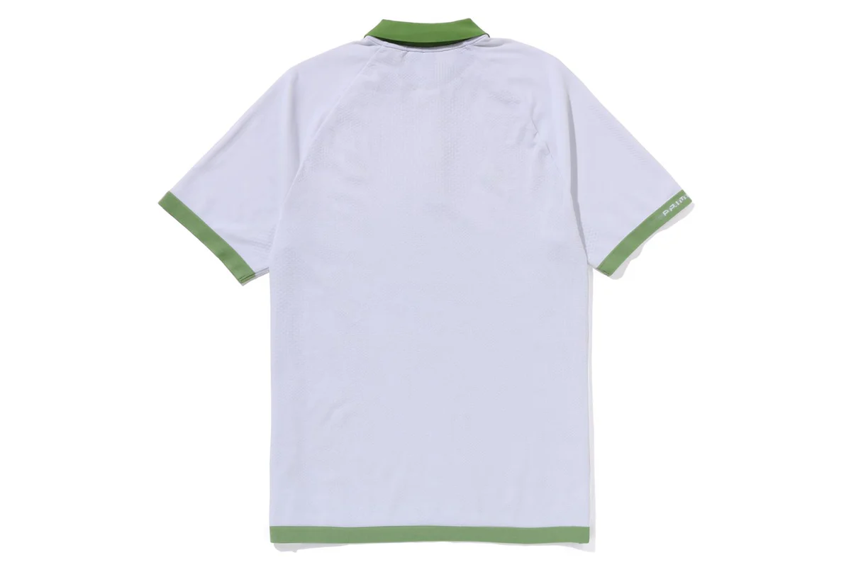 BAPE® X ADIDAS GOLF POLO-WHITE
