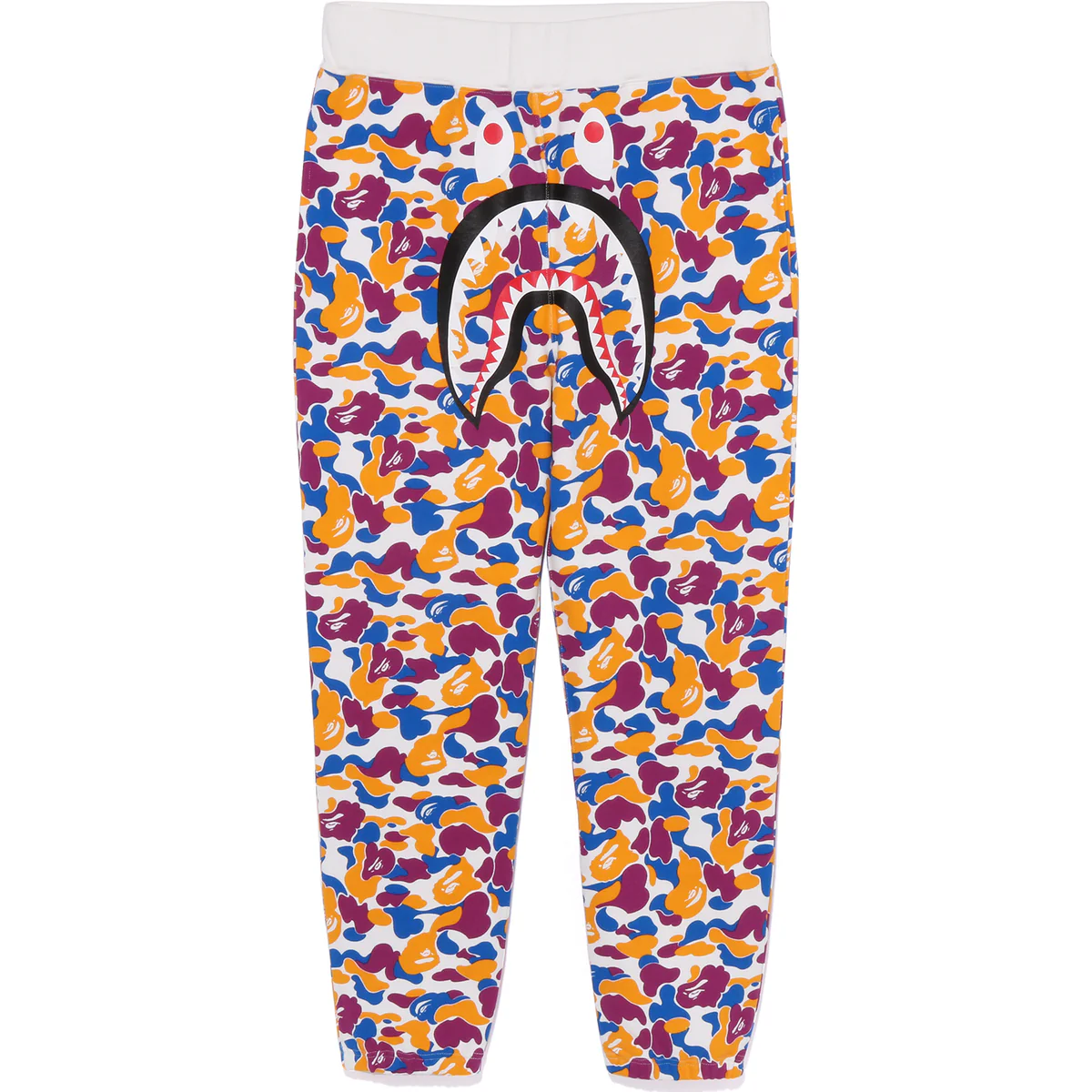 BAPE STORE® CAMO SHARK SWEAT PANTS MENS-MULTI
