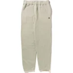 BAPE APE HEAD ONE POINT SWEAT PANTS-BEIGE