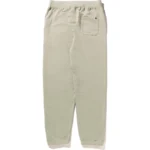 BAPE APE HEAD ONE POINT SWEAT PANTS-BEIGE