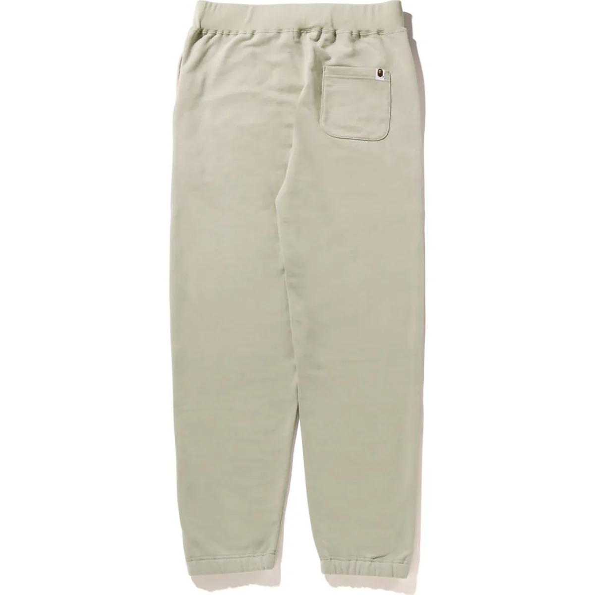 BAPE APE HEAD ONE POINT SWEAT PANTS-BEIGE