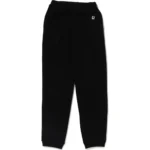 BAPE COLLEGE SWEAT PANTS-BLACK