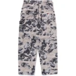 BAPE ART CAMO GOBELIN WORK PANTS-WHITE