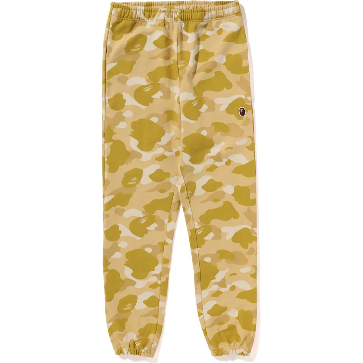 BAPE COLOR CAMO SWEAT PANTS-YELLOW