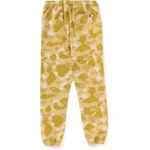 BAPE COLOR CAMO SWEAT PANTS-YELLOW