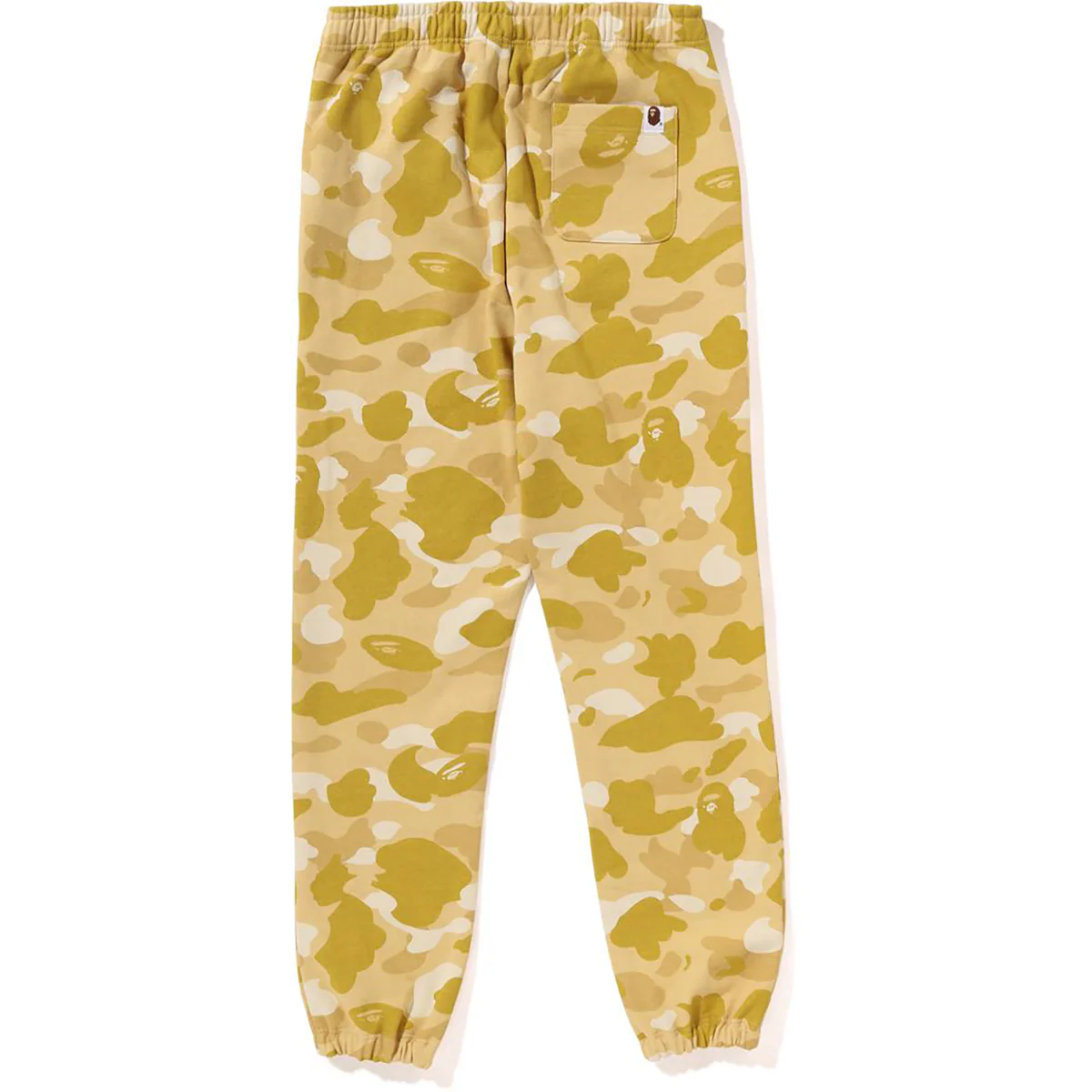 BAPE COLOR CAMO SWEAT PANTS-YELLOW