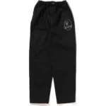 BAPE APE HEAD CURVED PANTS KIDS JR-BLACK
