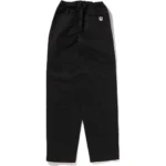 BAPE APE HEAD CURVED PANTS KIDS JR-BLACK