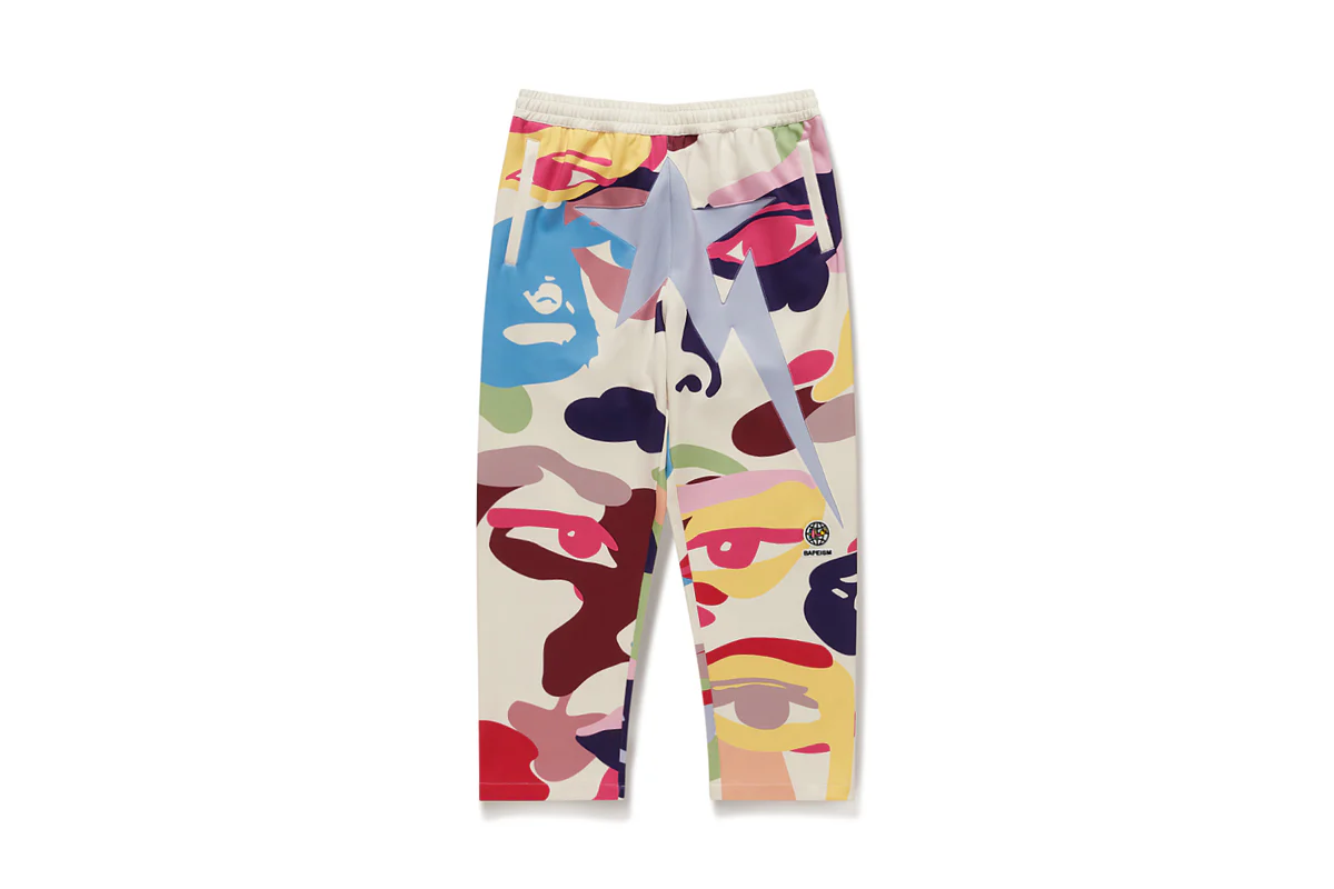BAPE X KIDSUPER PATCHWORK TRACKPANTS