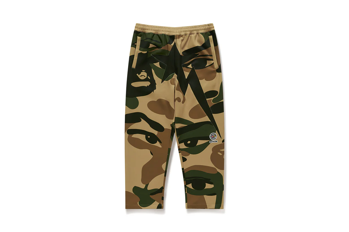 BAPE X KIDSUPER PATCHWORK TRACKPANTS