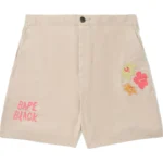 BAPE Flower SHORTS-BEIGE