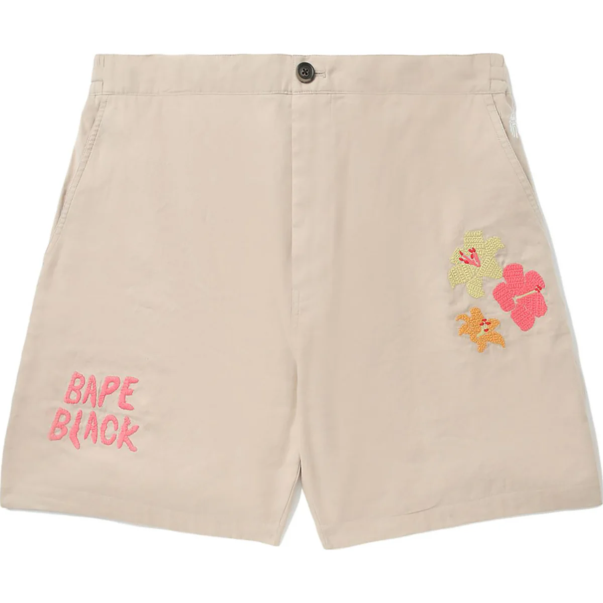 BAPE Flower SHORTS-BEIGE