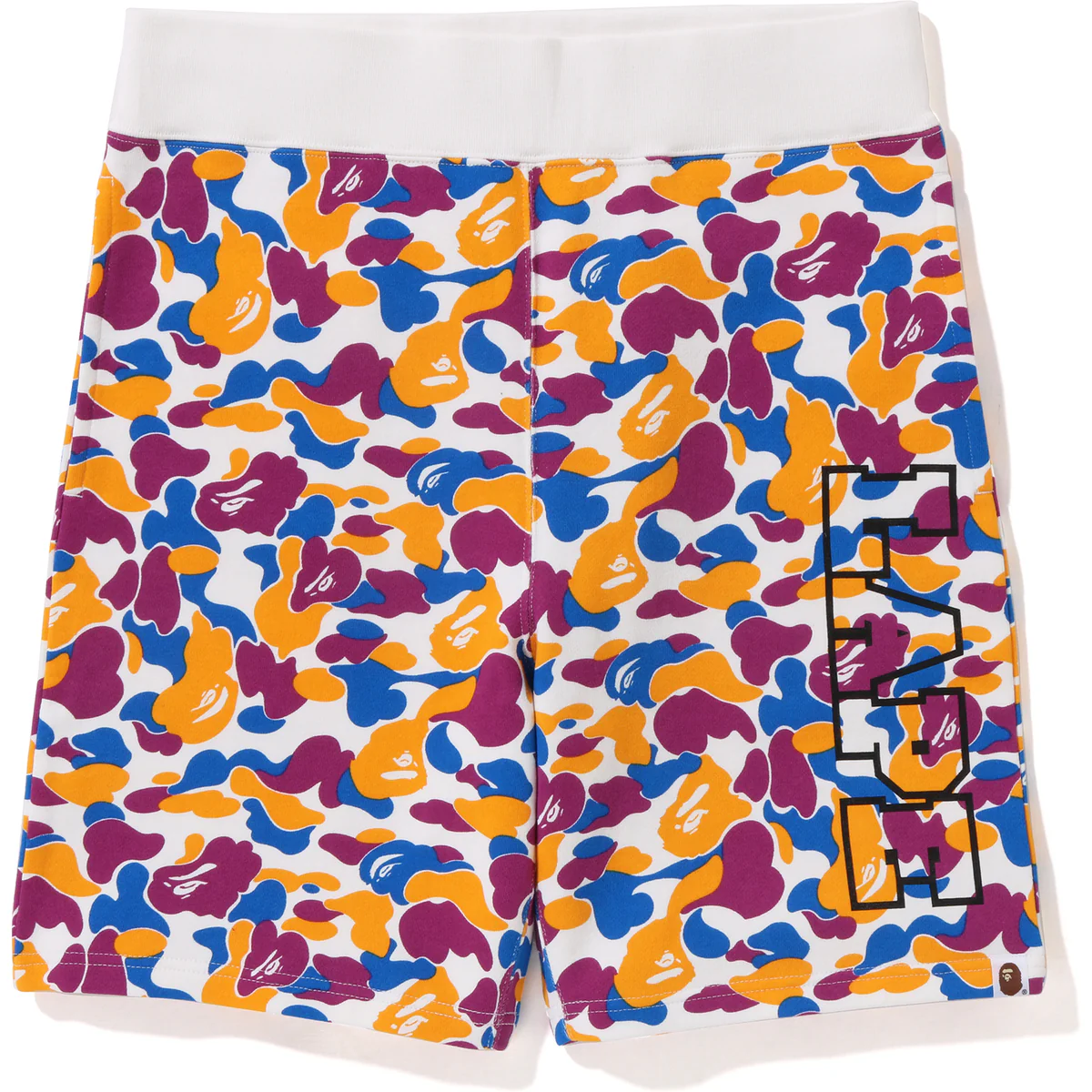 BAPE STORE® LA 5TH ANNIV. LA CAMO SWEAT SHORTS-MULTY