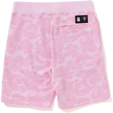 BAPE® x INTER MIAMI CF CAMO SWEAT SHORTS-PINK