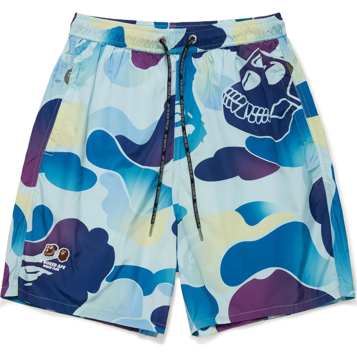 BAPE X BAYC – WATER SHORTS-BLUE