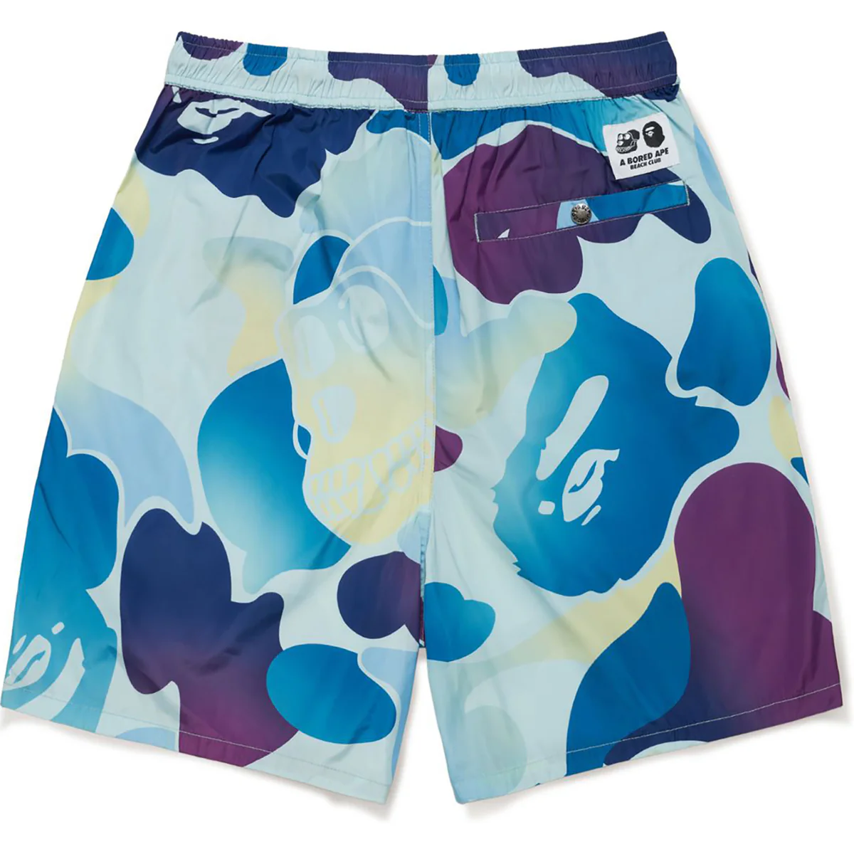 BAPE X BAYC – WATER SHORTS-BLUE
