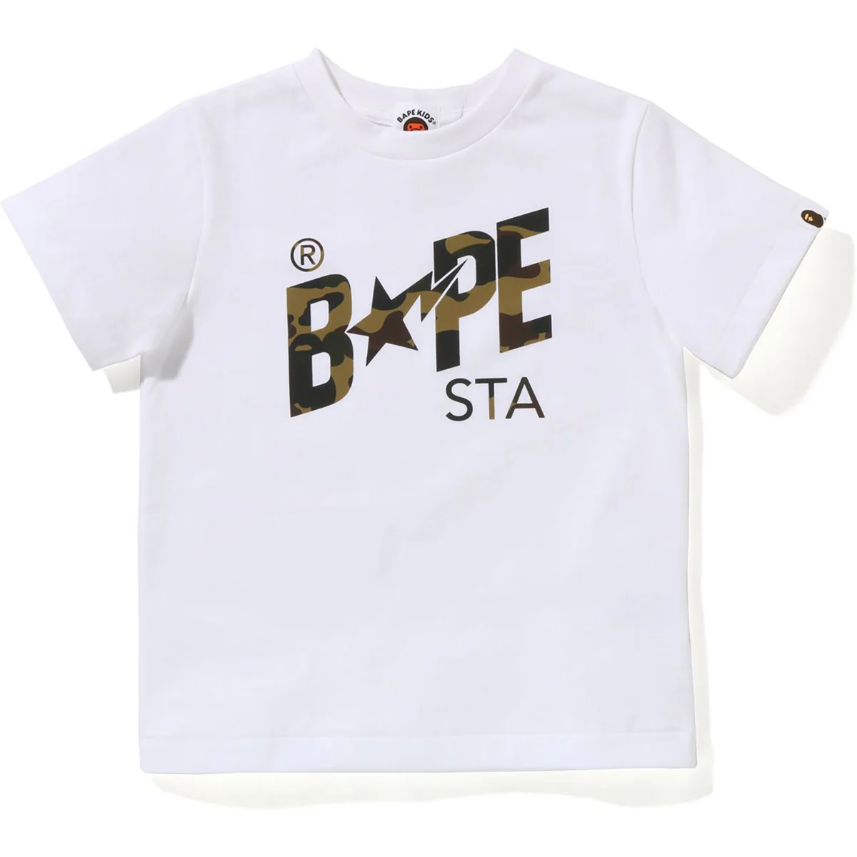 BAPE 1ST CAMO BAPE STA LOGO TEE