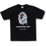BAPE® x LDG APE HEAD TEE-BLACK