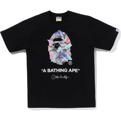 BAPE® x LDG APE HEAD TEE-BLACK