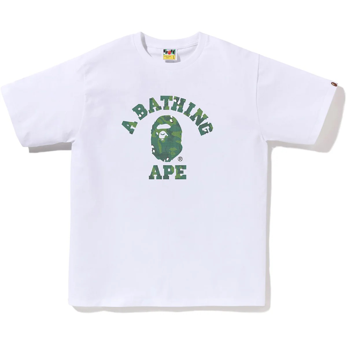 BAPE CLOTHING BITMAP COLLEGE TEE