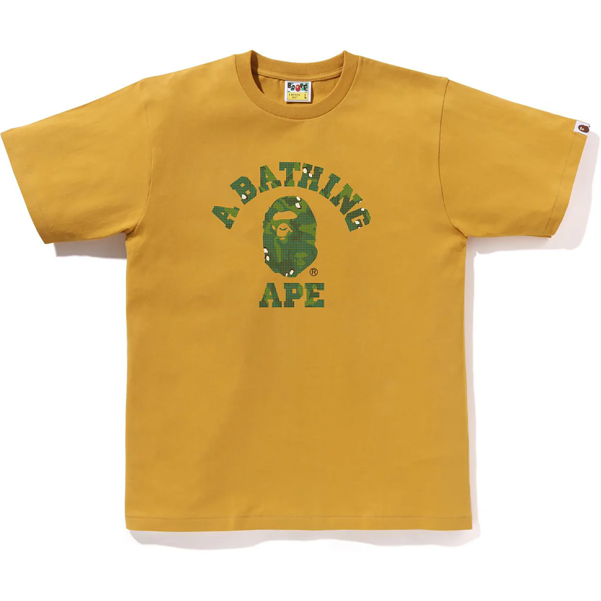 BAPE CLOTHING BITMAP COLLEGE TEE