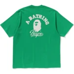 BAPE CURSIVE COLLEGE LOGO TEE