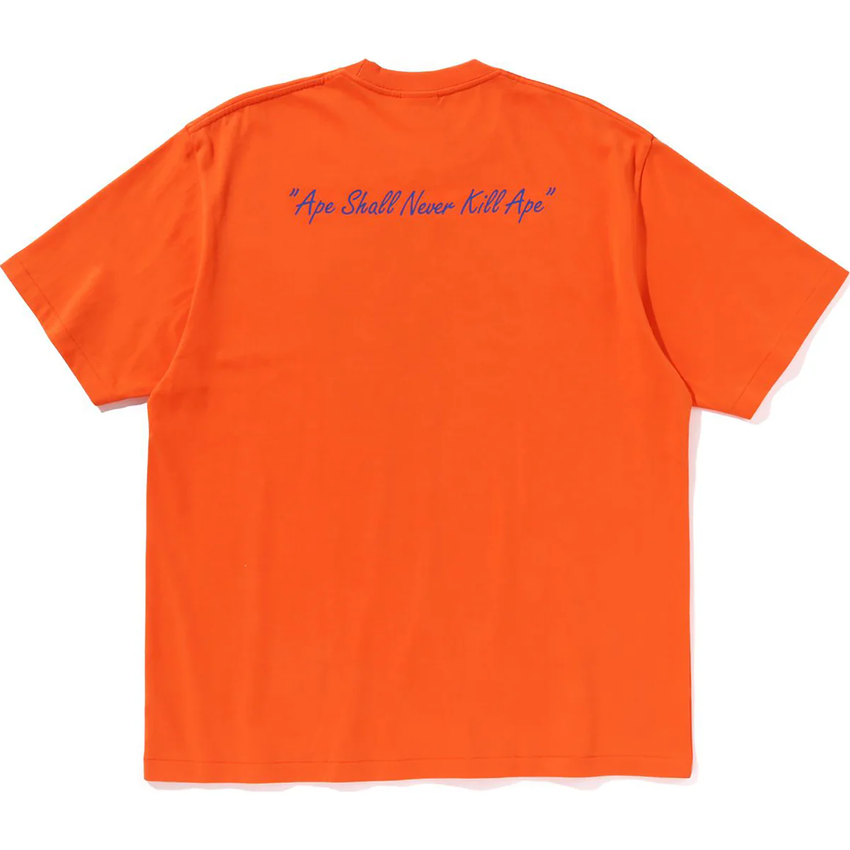BAPE CLOTHING PIXEL COMIC APE HEAD TEE-ORANGE