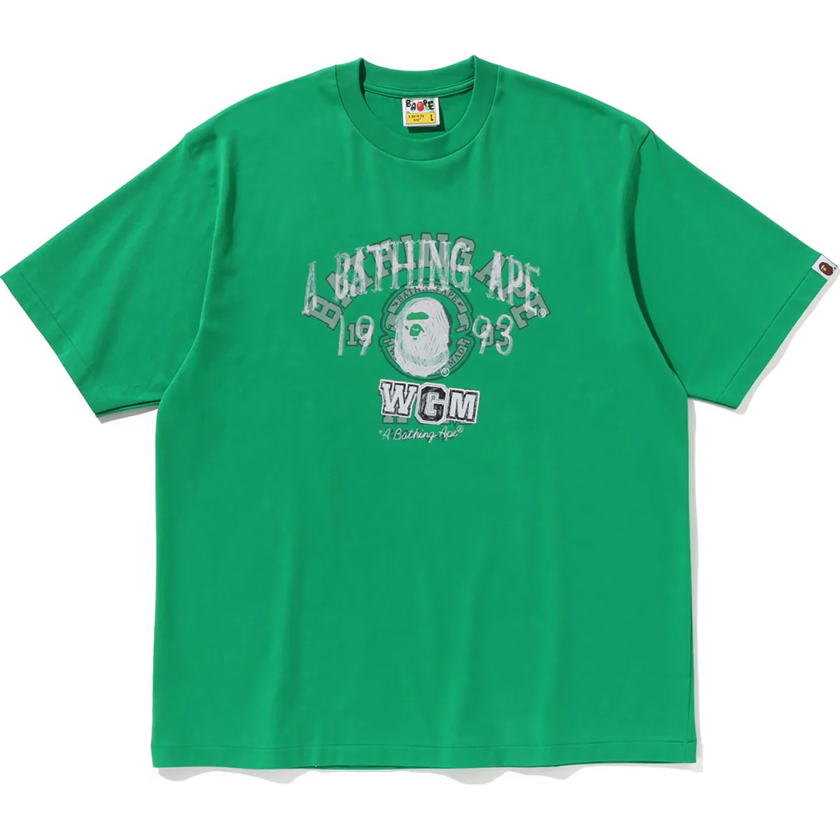 BAPE CLOTHING LAYERED TEE-GREEN