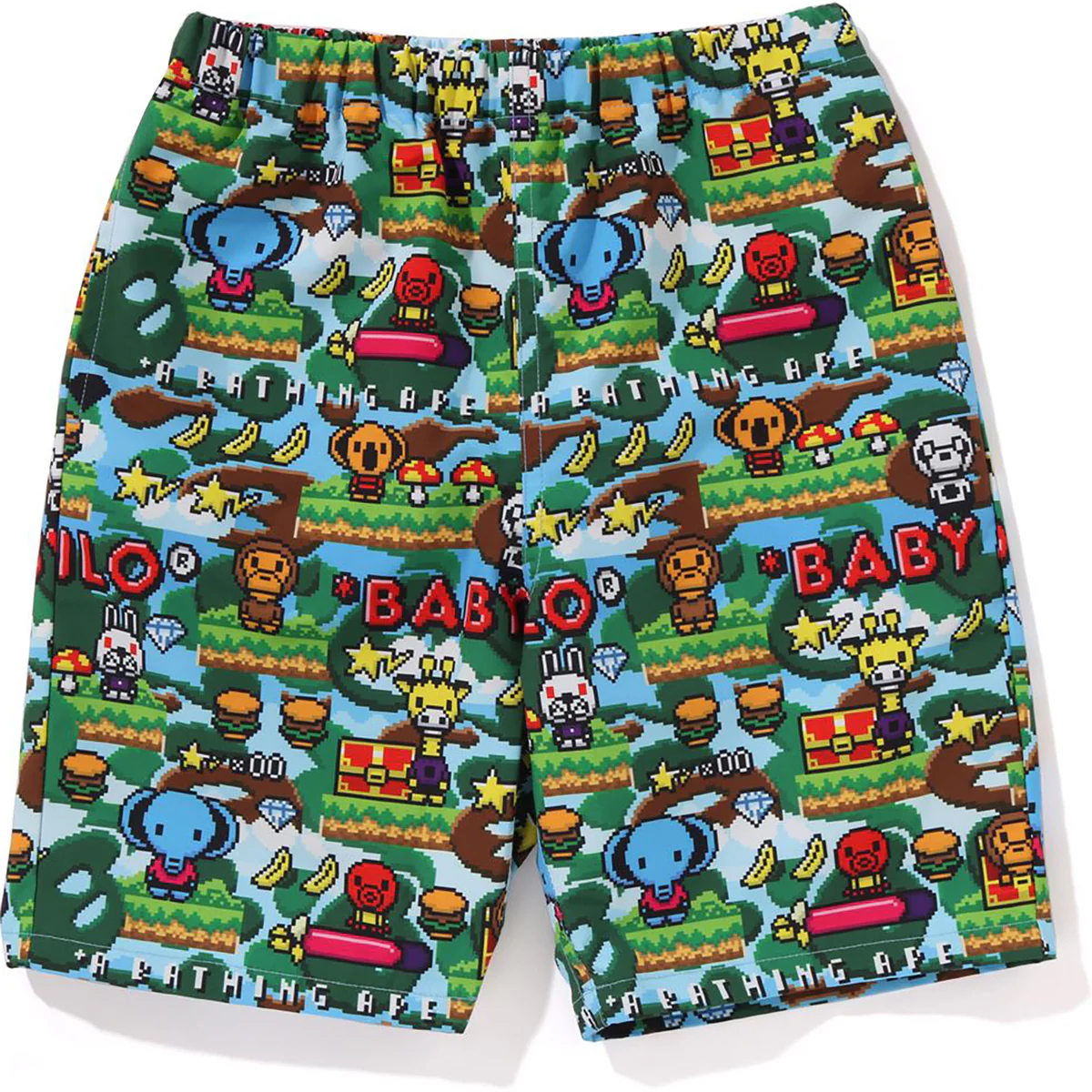 BAPE BABY MILO GAME SHORTS KIDS-MULTI