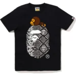 BAPE SNAKE MILO ON BIG APE TEE