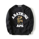 BAPE A Bathing Ape Print Plus Size Pullover Sweater