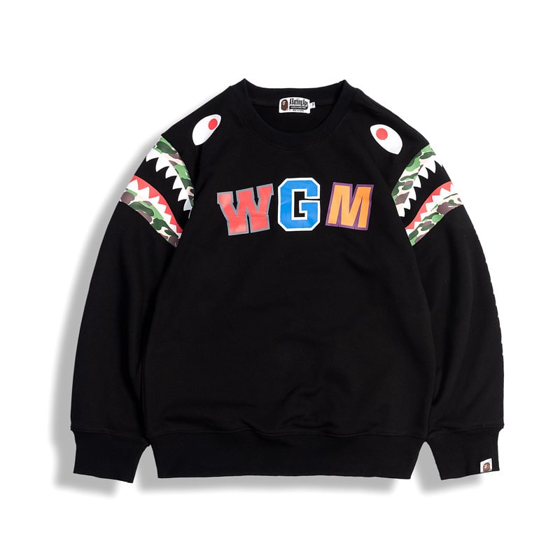 BAPE Shark Teeth Round Neck Pullover Plus Sweater