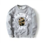 BAPE A Bathing Ape Print Plus Size Pullover Sweater