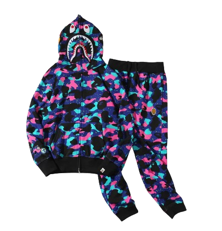 A Bathing Ape Tracksuit-Purple