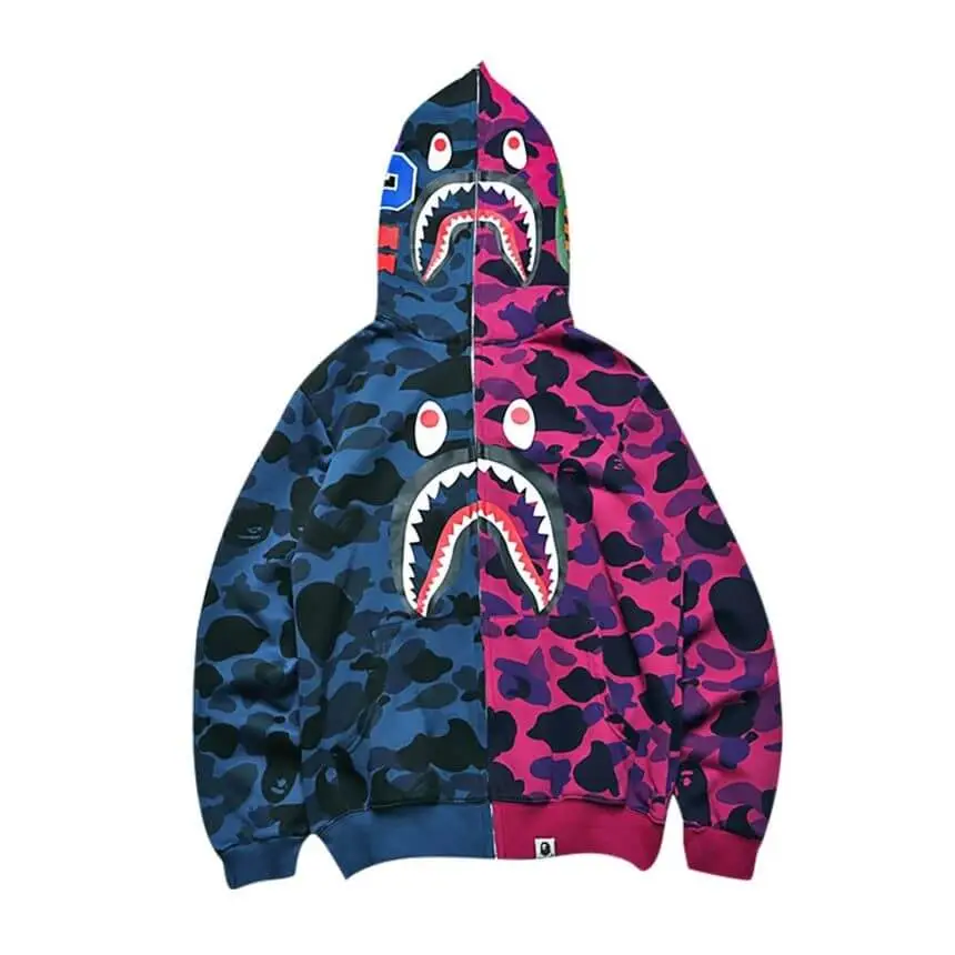 Ape-Man Head Shark BAPE Hoodie