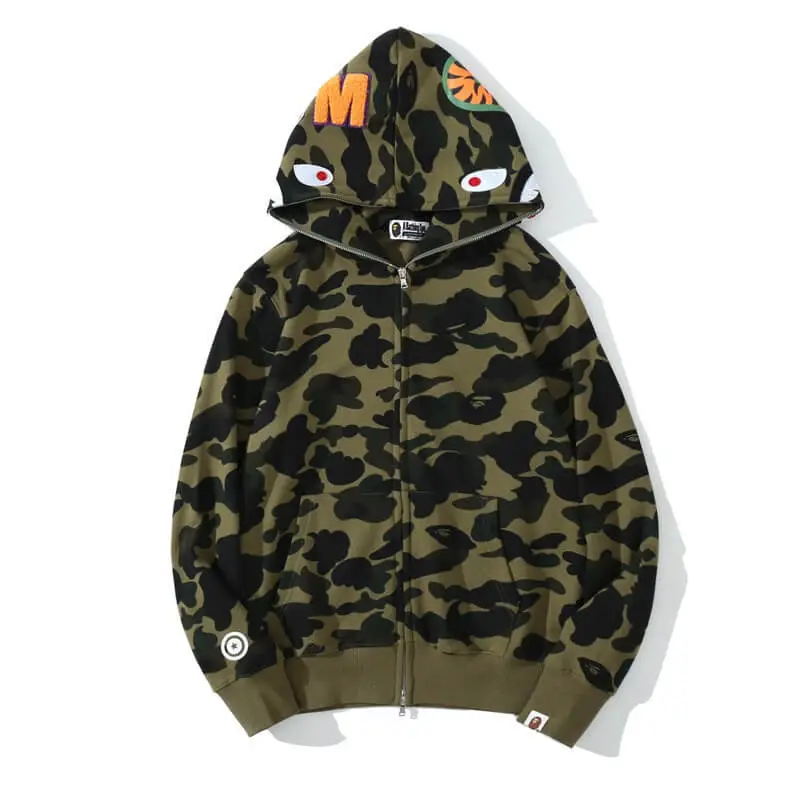 BAPE CAMO Hoodie-Army Green