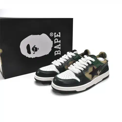 BAPE Sk8 Sta Premium Leather Sneakers