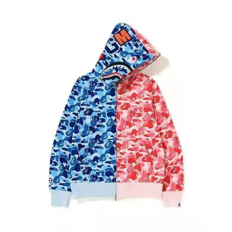 BAPE Camo Shark Double Hoodie