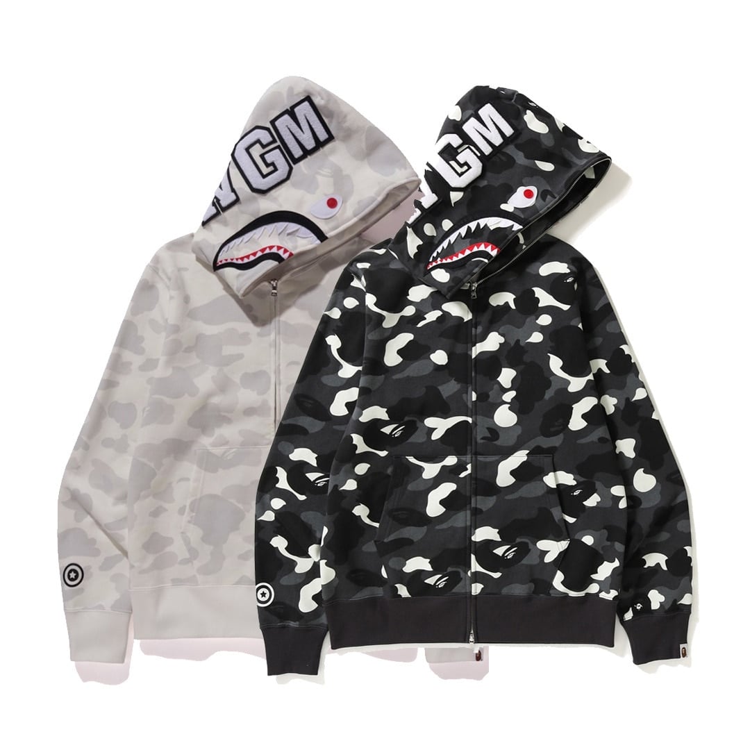 BAPE Cut and Sewn Brushed Hoodie