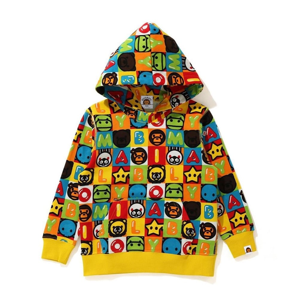 BAPE Hoodie Pullover Kids Sweater-Multi
