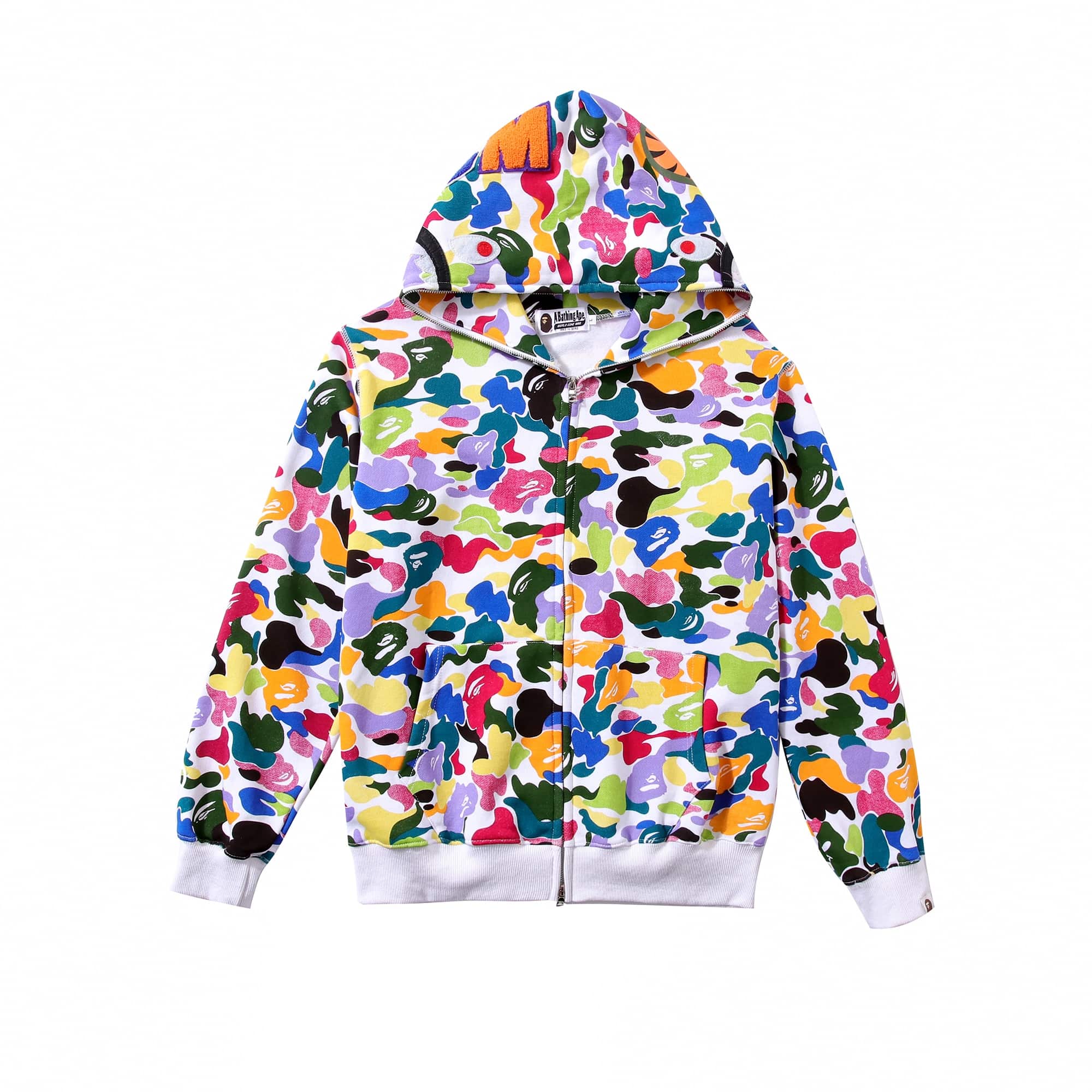 BAPE Hoodie Camo Shark-Multi