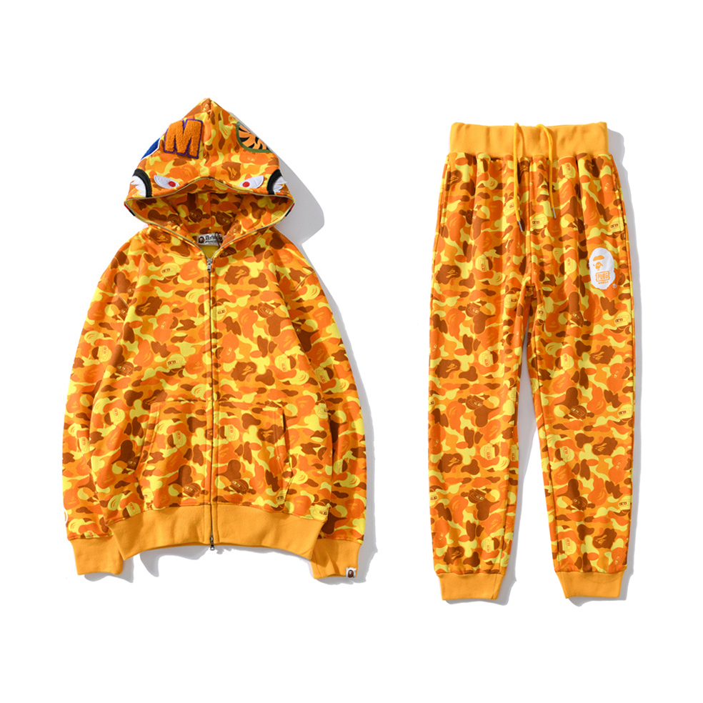 BAPE Yellow Track Suit