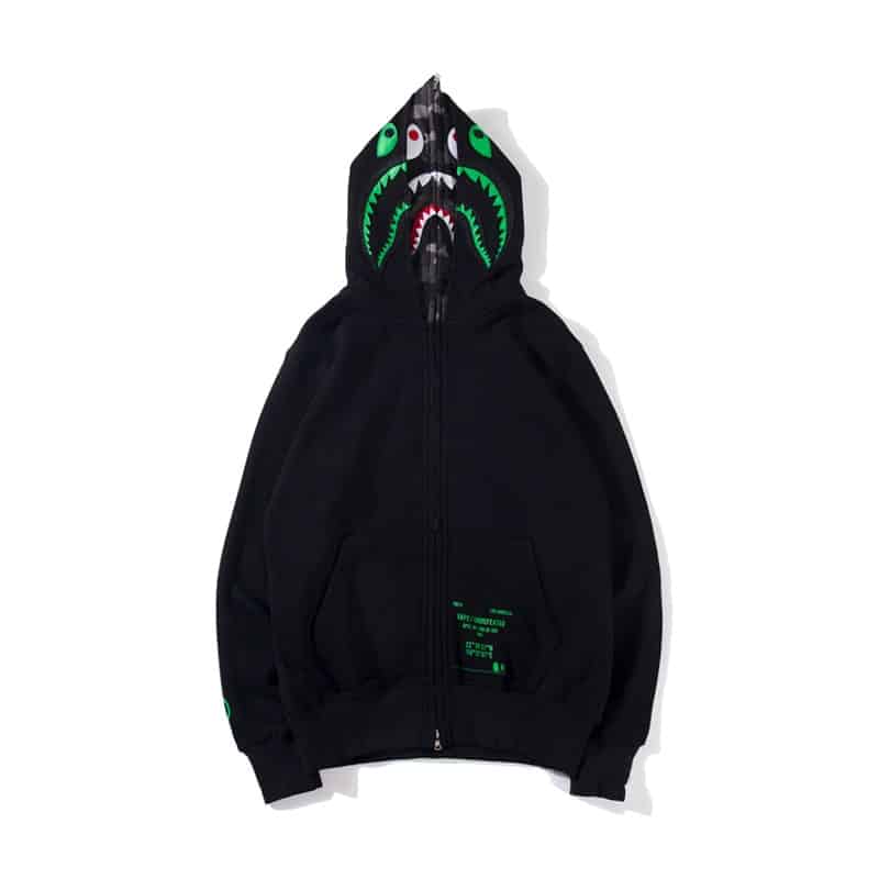 BAPE Shark Hoodie-Black